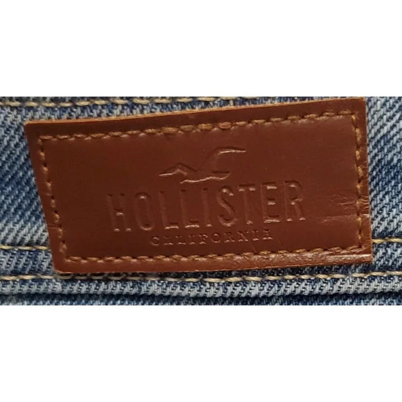 Hollister Pin Stripe Button Fly Ultra High Rise - Picture 5 of 5